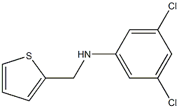 3,5-dichloro-N-(thiophen-2-ylmethyl)aniline Struktur