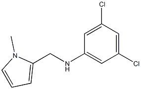 3,5-dichloro-N-[(1-methyl-1H-pyrrol-2-yl)methyl]aniline Struktur