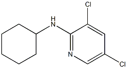 3,5-dichloro-N-cyclohexylpyridin-2-amine Struktur