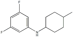 3,5-difluoro-N-(4-methylcyclohexyl)aniline Struktur