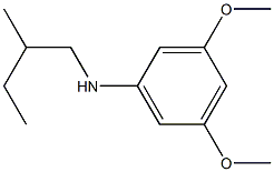 3,5-dimethoxy-N-(2-methylbutyl)aniline Struktur