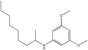 3,5-dimethoxy-N-(nonan-2-yl)aniline Struktur