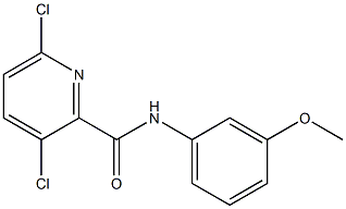 3,6-dichloro-N-(3-methoxyphenyl)pyridine-2-carboxamide Struktur