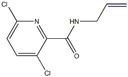 3,6-dichloro-N-(prop-2-en-1-yl)pyridine-2-carboxamide Struktur