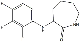 3-[(2,3,4-trifluorophenyl)amino]azepan-2-one Struktur