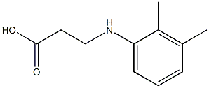 3-[(2,3-dimethylphenyl)amino]propanoic acid Struktur