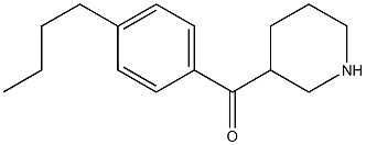 3-[(4-butylphenyl)carbonyl]piperidine Struktur