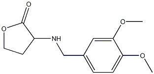 3-{[(3,4-dimethoxyphenyl)methyl]amino}oxolan-2-one Struktur