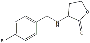 3-{[(4-bromophenyl)methyl]amino}oxolan-2-one Struktur