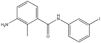 3-amino-N-(3-iodophenyl)-2-methylbenzamide Struktur