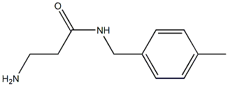 3-amino-N-(4-methylbenzyl)propanamide Struktur