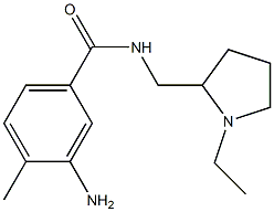 3-amino-N-[(1-ethylpyrrolidin-2-yl)methyl]-4-methylbenzamide Struktur