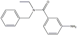 3-amino-N-benzyl-N-ethylbenzamide Struktur