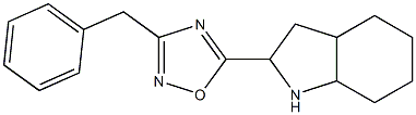 3-benzyl-5-(octahydro-1H-indol-2-yl)-1,2,4-oxadiazole Struktur