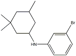 3-bromo-N-(3,3,5-trimethylcyclohexyl)aniline Struktur