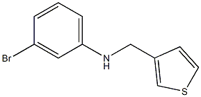 3-bromo-N-(thiophen-3-ylmethyl)aniline Struktur