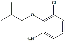 3-chloro-2-(2-methylpropoxy)aniline Struktur