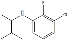 3-chloro-2-fluoro-N-(3-methylbutan-2-yl)aniline Struktur