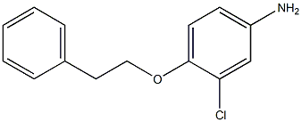 3-chloro-4-(2-phenylethoxy)aniline Struktur