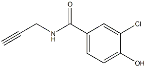 3-chloro-4-hydroxy-N-(prop-2-yn-1-yl)benzamide Struktur