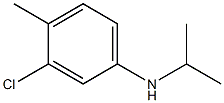 3-chloro-4-methyl-N-(propan-2-yl)aniline Struktur