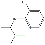 3-chloro-N-(3-methylbutan-2-yl)pyridin-2-amine Struktur