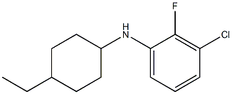 3-chloro-N-(4-ethylcyclohexyl)-2-fluoroaniline Struktur