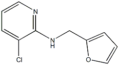 3-chloro-N-(furan-2-ylmethyl)pyridin-2-amine Struktur