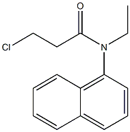 3-chloro-N-ethyl-N-(naphthalen-1-yl)propanamide Struktur