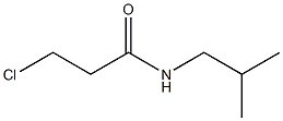 3-chloro-N-isobutylpropanamide Struktur