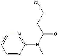 3-chloro-N-methyl-N-(pyridin-2-yl)propanamide Struktur