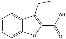 3-ethyl-1-benzofuran-2-carboxylic acid Struktur