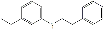 3-ethyl-N-(2-phenylethyl)aniline Struktur