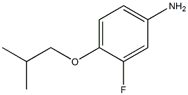 3-fluoro-4-(2-methylpropoxy)aniline Struktur