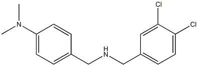 4-({[(3,4-dichlorophenyl)methyl]amino}methyl)-N,N-dimethylaniline Struktur