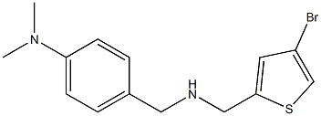 4-({[(4-bromothiophen-2-yl)methyl]amino}methyl)-N,N-dimethylaniline Struktur