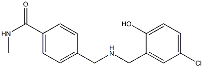 4-({[(5-chloro-2-hydroxyphenyl)methyl]amino}methyl)-N-methylbenzamide Struktur