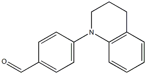 4-(1,2,3,4-tetrahydroquinolin-1-yl)benzaldehyde Struktur