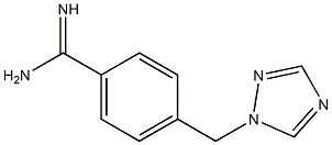 4-(1H-1,2,4-triazol-1-ylmethyl)benzenecarboximidamide Struktur