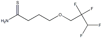 4-(2,2,3,3-tetrafluoropropoxy)butanethioamide Struktur