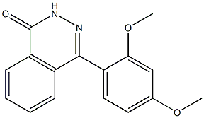 4-(2,4-dimethoxyphenyl)-1,2-dihydrophthalazin-1-one Struktur