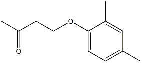 4-(2,4-dimethylphenoxy)butan-2-one Struktur