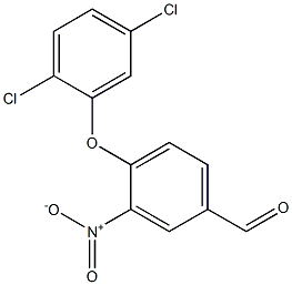 4-(2,5-dichlorophenoxy)-3-nitrobenzaldehyde Struktur