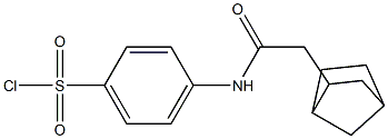 4-(2-{bicyclo[2.2.1]heptan-2-yl}acetamido)benzene-1-sulfonyl chloride Struktur