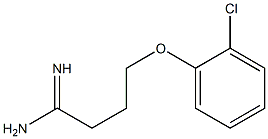 4-(2-chlorophenoxy)butanimidamide Struktur