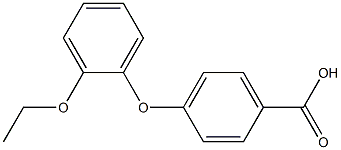 4-(2-ethoxyphenoxy)benzoic acid Struktur