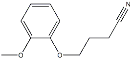 4-(2-methoxyphenoxy)butanenitrile Struktur