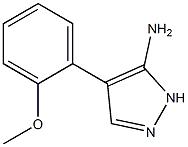 4-(2-methoxyphenyl)-1H-pyrazol-5-amine Struktur