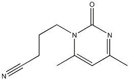 4-(4,6-dimethyl-2-oxopyrimidin-1(2H)-yl)butanenitrile Struktur