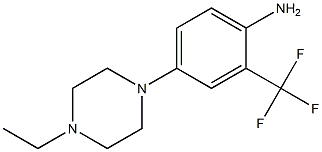 4-(4-ethylpiperazin-1-yl)-2-(trifluoromethyl)aniline Struktur